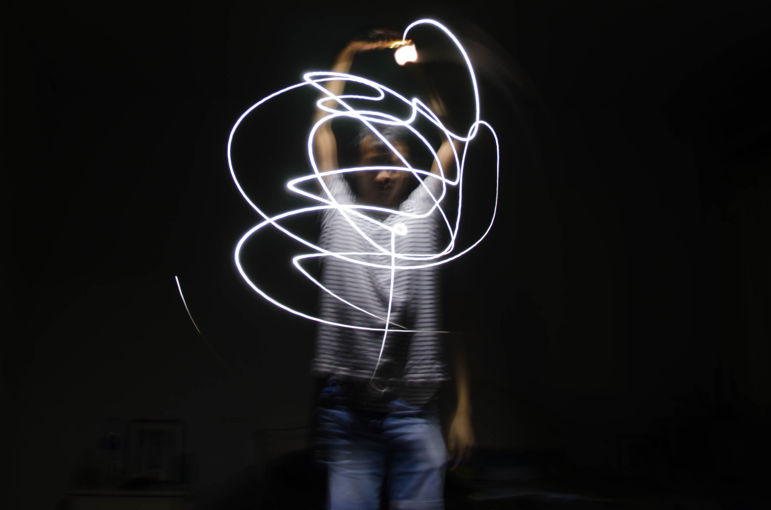 Fotografía de Light painting